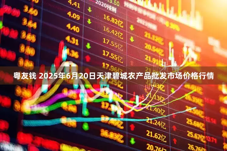 粤友钱 2025年6月20日天津碧城农产品批发市场价格行情