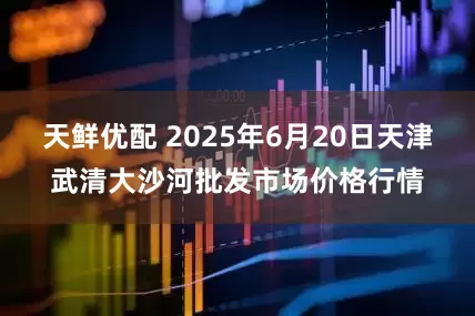 天鲜优配 2025年6月20日天津武清大沙河批发市场价格行情